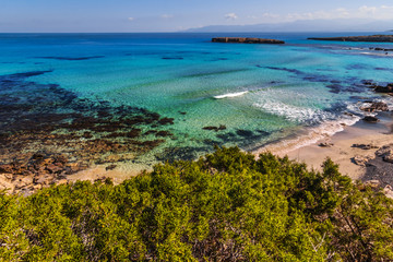 beautiful summer sea bay, cyprus