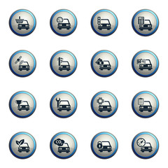 Car service simply icons