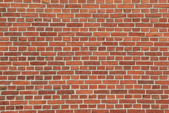 rote Ziegelsteinmauer