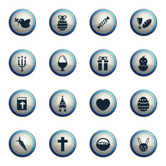Easter day simply icons
