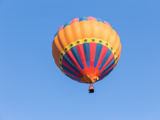 Colorful hot air balloon