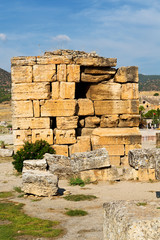 and   roman temple history pamukkale    old the column