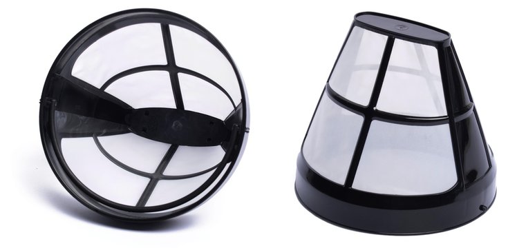 Staubsaugerfilter, zwei, Collage