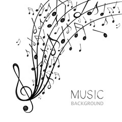 Vector Illustration of an Abstract Music Design - 98072990