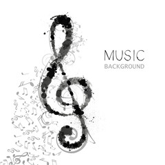 Obraz premium Vector Illustration of an Abstract Music Design