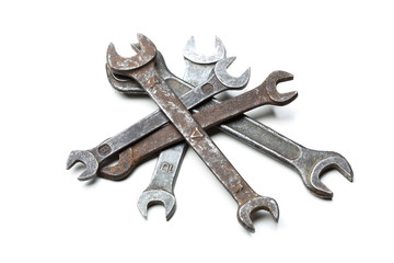 Industrial tools isolated