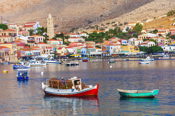 Fototapeta na wymiar traditional Greece -pictorial Chalki island