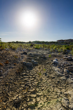 Dried river on Rhodes island
