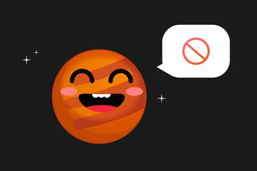 Mars vector illustration