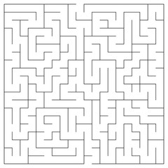 Labyrinth in square format