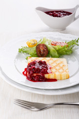 Grilled white cheese