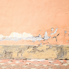  cracked  step   brick in  italy old wall and texture material t
