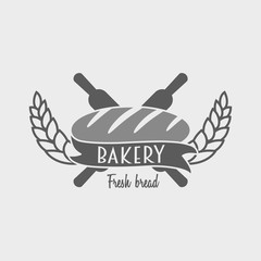 Vintage bakery label, badge or logo concept. Can be used to design business cards, shop windows, posters, flyers, etc.