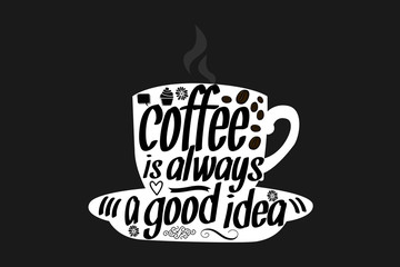 Coffee Quote illustration