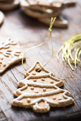 Christmas tree cookie