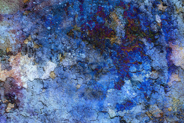 abstract color Backgrounds, collage with spots. rust structure and crackle