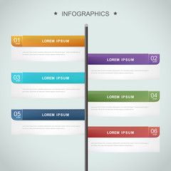 Fototapeta premium simplicity infographic template