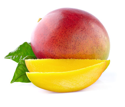 Mango with slices