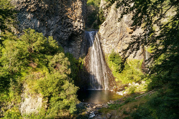 Fototapeta premium Cascade du Ray Pic (Raypic) en Ardèche