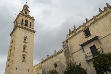 Fototapeta na wymiar Santiago Church, Lebrija, Sevilla, Spain
