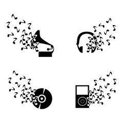 Obraz premium the music set
