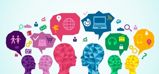 Social medya and communication internet © tatoman