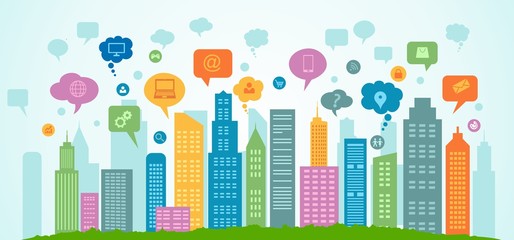 Social medya and communication © tatoman