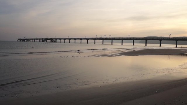 Strandpanorama Sonnenuntergang M&ouml;wen Binz R&uuml;gen