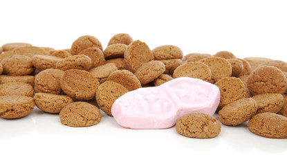 Typical Dutch sweets: pepernoten (ginger nuts) for Sinterklaas