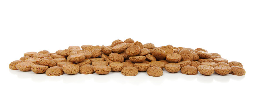 Typical Dutch sweets: pepernoten (ginger nuts) for Sinterklaas