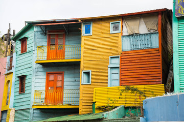 The colourful buildings of La Boca
