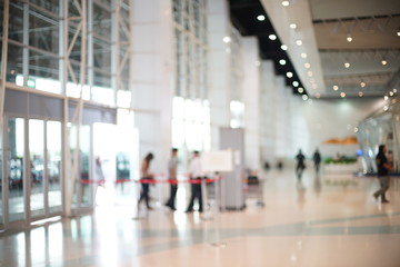 Blurred of Security Checkpoint