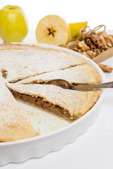 Traditional apple pie