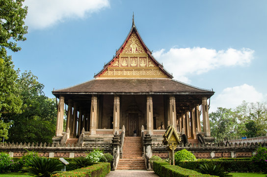 Haw Phra Kiew temple in Vientiane, Laos