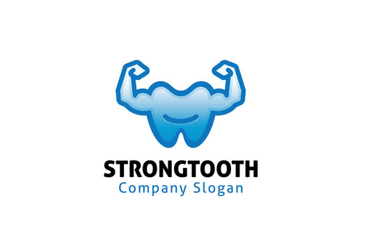 Strong Tooth Design Illustration 
