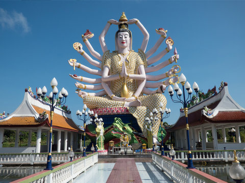 Statue of Guanyin December 2015 Thailand Ko Samui