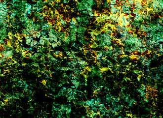 abstract gold background, color collage with spots and desert crackle. And gold structure. Money concept.