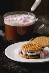 Cookies with marshmallows