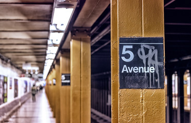 Fifth Avenue subway station, New York