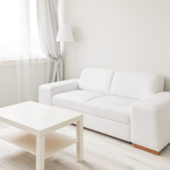 Small table and sofa