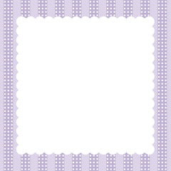 lilac vintage card with frame