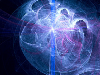 Abstract digitally generated image wavy background