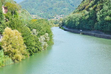 Obraz premium Serchio river