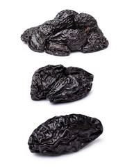 Set of prunes (dried plums)
