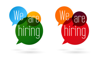 We are hiring