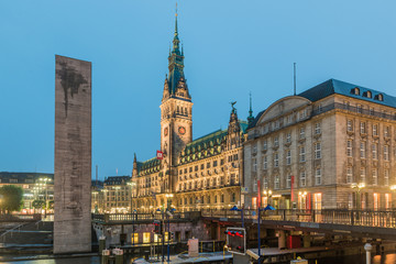 Fototapeta premium Hamburg Town Hall