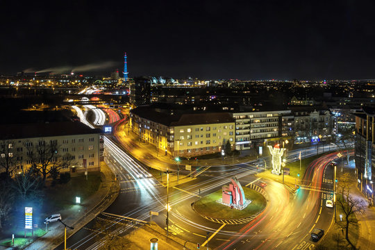 Berlin Stadtleben bei Nacht