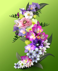 Bouquet of spring flowers