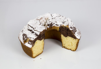 Cake with cocoa