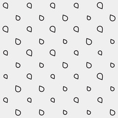 Pattern drops monochrome minimalistic shapes